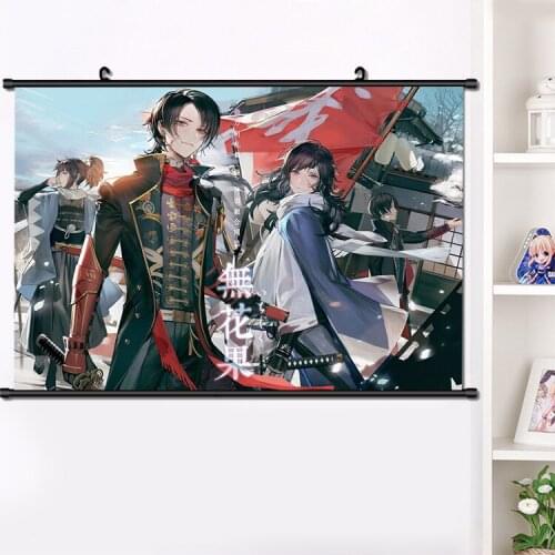 Anime Game Touken Ranbu Online Imanotsurugi Wall Scroll Mural Poster Wall Hanging Poster Home Decoration 40×60cm dropshipping