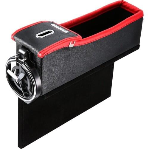 Car goods Car Seat Crevice Storage Box Cup Drink Holder Organizer Auto Gap Pocket Tidying For Phone Card Coin Case Accessories