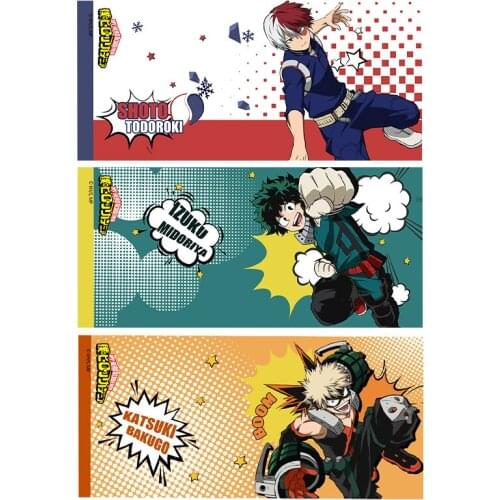 Brdwn My Hero Academia Izuku Midoriya Todoroki Shoto Bakugou Katsuk Official Authorization of China Cosplay Towel