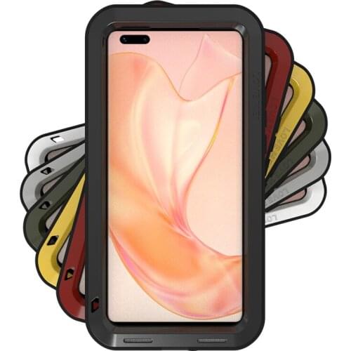 Love Mei For Huawei Mate 40 Pro / Mate 40 Metal Aluminum Armor Shockproof Heavy Duty Case protective Cover