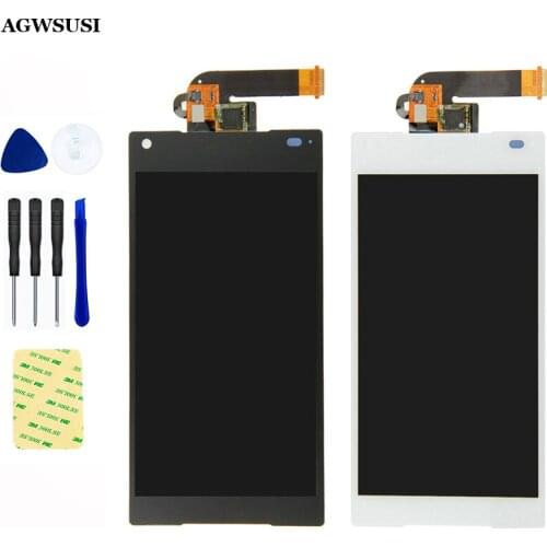 For Sony Xperia Z5 Compact Z5 mini E5823 Full Touch Screen Digitizer Sensor Glass + LCD Display Monitor Panel Module Assembly