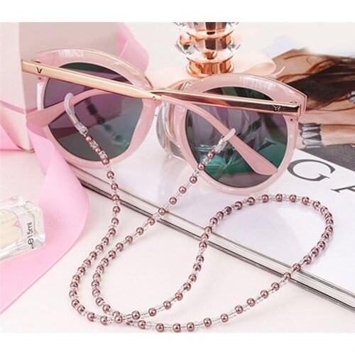 Imixlot 6 Colors Beaded Eyeglass Chain for Women Elegant Charm Sunglasses Neck Strap Reading Glasses Holder Retainer