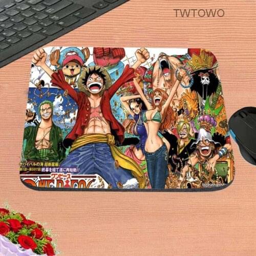 Customized Japanese Anime One Piece Monkey D. Luffy Amer Aming Soft Mouse Mat PC Computer Mouse Pad Amer Desk Mats To Mouse