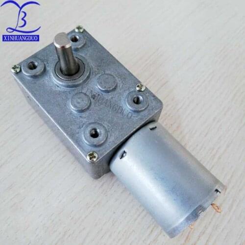 Free shipping 12V/ 0.6 rpm-160rpm worm geared motor, dc electric worm motor with gearbox, gear reducer