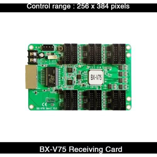 HD Onbon BX-V75 Receiving Card With 12 x HUB75 Port Full Color Synchronous LED Display Control Card