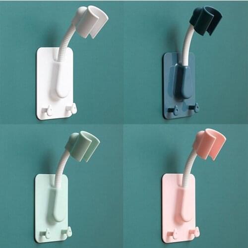 Punch-free Fixed Seat Shower Head Bathroom Suction Cup Type Shower Head Bracket Shower Storage Support Frame