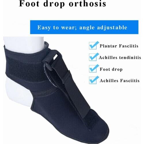 Ankle Support Adjustable Foot Droop Orthosis Foot Drop Postural Corrector Othopedic Splint Brace Relief Arthritic Correction