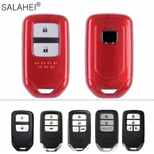 Durable ABS Car Key Cover Case Holder For Honda Vezel city civic Jazz CRV Crider HRV Fit Freed Auto Smart key Shell Accessories