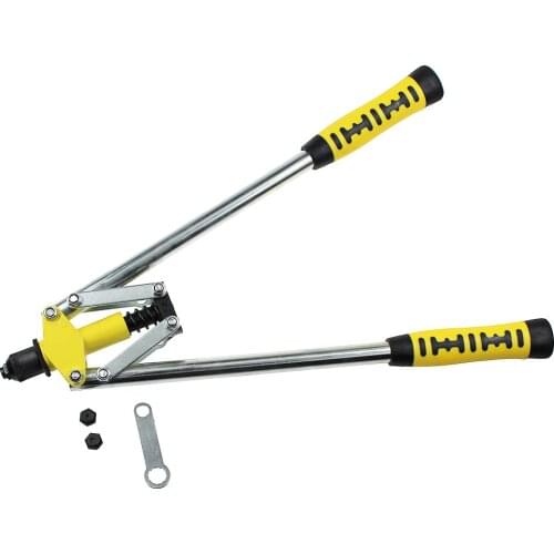 1set Double Core-Pulling Hand Riveter Gun Manually Pull Rivet Gun Pull Cap Gun Willow Rivet Hand Tools