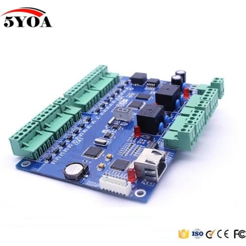TCP/IP RFID Access Control System Door Access Panel LAN Interface Gate Access Controller for Two Door
