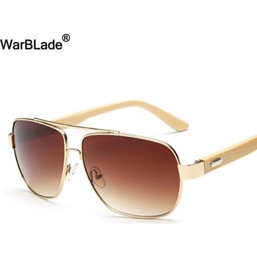 WarBLade New Bamboo Sunglasses Men Wooden Sun glasses Women Brand Designer Mirror Original Wood Glasses Oculos de sol masculino