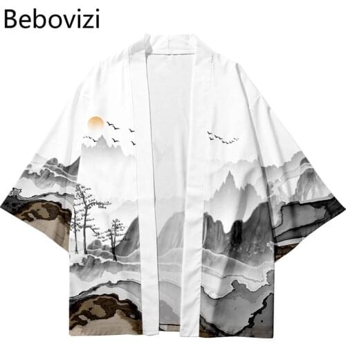 Plus Size Kimono Cosplay Top Shirts Yukata Clothes Japanese Style Streetwear Cardigan Women Men Harajuku Haori Long Kimono
