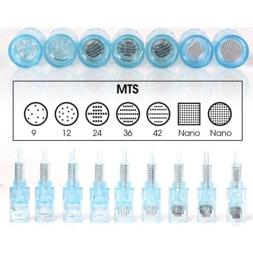 10 PCS 9/12/36/42/Nano Microneedling needles of Dr. Pen X5 Model replacement cartridage in one bag