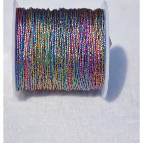 100M/Roll Gold Silver Rope For Jewelry Bracelet Twine Tag Tassel Making Crafts Gift Thread Wedding Christmas Decoration Rope