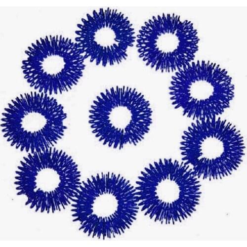 5pcs Finger Massage Ring Acupuncture Ring Steel Health Care Hand Body Massager Tens Stress Relief Help Sleep