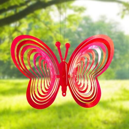Butterfly Pattern Anti Bird Laser Windmill Reflective Silver Repelling Bird Pinwheels Protect Garden Plant Flower Garden Lawn