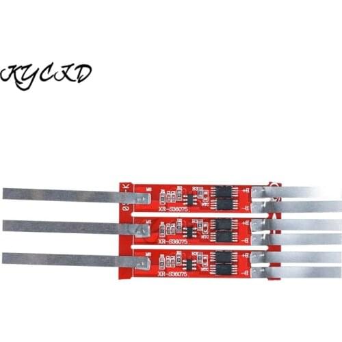 BMS 2S 7.4V 5A 18650 Li-Ion Lithium Battery Protection Board With Nickel Strip Welding For Solar Light Battery Pack Charge