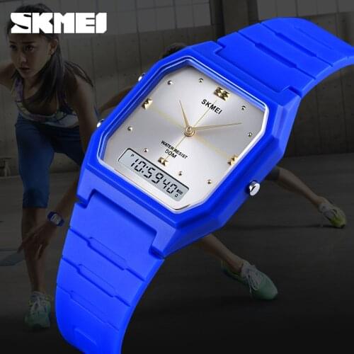 SKMEI Teenager Digital Watch Men Women Sport Wristwatches 3Time Chrono Watches Boy Girl Waterproof Clock Youth reloj hombre 1604