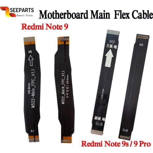 For XiaomI Redmi Note 9 Connector Motherboard Flex Cable For Redmi Note9 Mainboard Cable For Note 9s Note 9 Pro Main Cable
