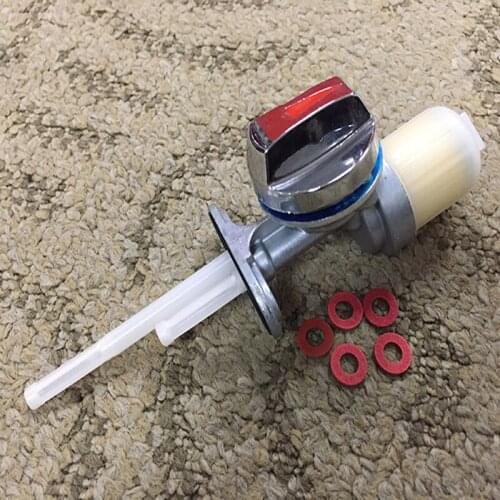 E0318 Motorcycle Valve Petcock Fit For JYM125-2-7 YBR125 Oil Switch Fuel Tank Switch Petrol Tank Shut off Switch Pum