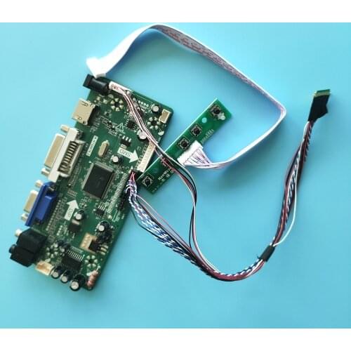 Kit for HT140WXB 1366X768 40pin moitor screen Controller Board Display M.NT68676 HDMI+DVI+VGA LCD LED panel
