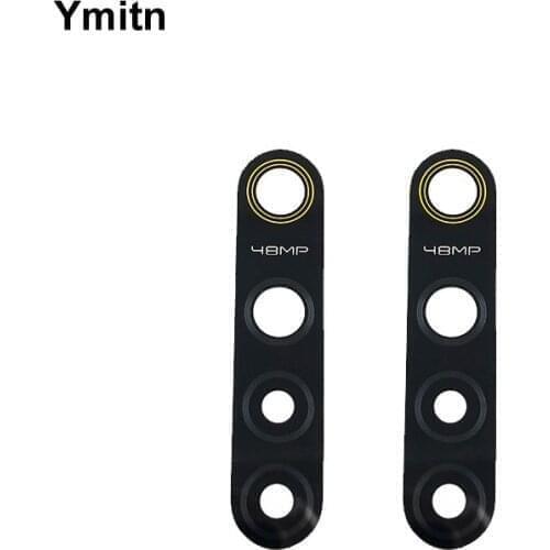 2Pcs New Ymitn Housing Back Camera glass Lens Cover with adhesive replacement For Realme 5 Pro 5Pro 5S