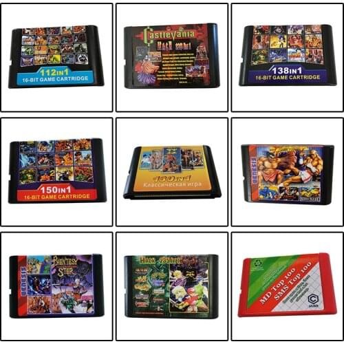 The Best Cartridge 16 bit MD Game Card For Sega Mega Drive For Sega Genesis and for original console