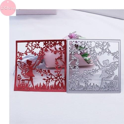 Angel Frame Dies Scrapbooking Album Mold Cutting Template And Embossing Stencil Tools Notebook Products For Crafts Border Dies
