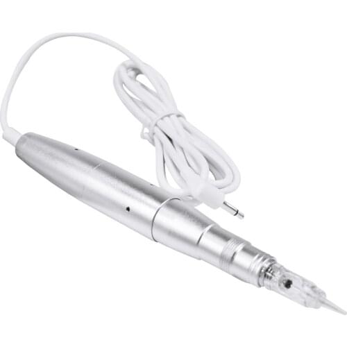 Permanent Makeup Machine Pen Eyebrow Microblading Body Art with 10Pcs 1RL Cartridge Needles Strong Power High Speed Beauty Tools