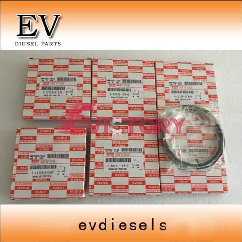 Evictory Japan type 6SA1 6SA1T piston ring set 3.0 2.5 4.0 for Truck/excavator
