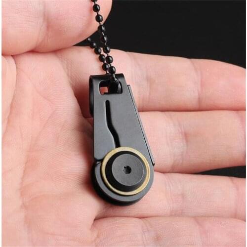 New 100pcs/lot Mini Zipper Knife Portable Outdoor Survival Emergency Tool Foldable Stainless Steel EDC Key Ring
