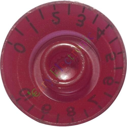 Wholesale and retail 100pc 26mm Pedal Top skirted Red knob Guitar tube Amp Volume Tone audio parts amp free shipping