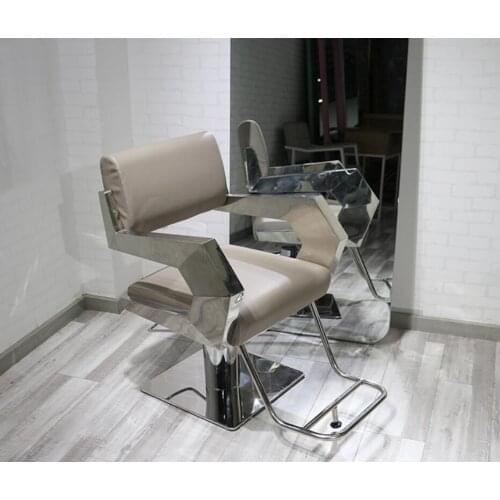 Barber shop high-end modern hairdressing chair hair salon special simple hot dyeing lift chair factory direct sales