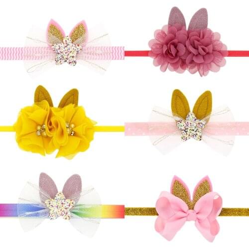 Easter child decoration headband European and American baby bunny headband holiday decoration bunny ears headband