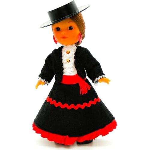 Lovedoll gift collection of 25 cm. Dress regional cordobesa Cordoba with hat. Manufactured in Spain by Folk crafts
