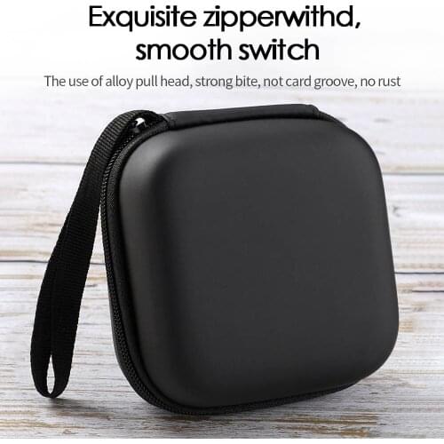 Portable Headphone Data Cable Storage Case Anti-Pressure Muli-Function Storage Box 10*10*4