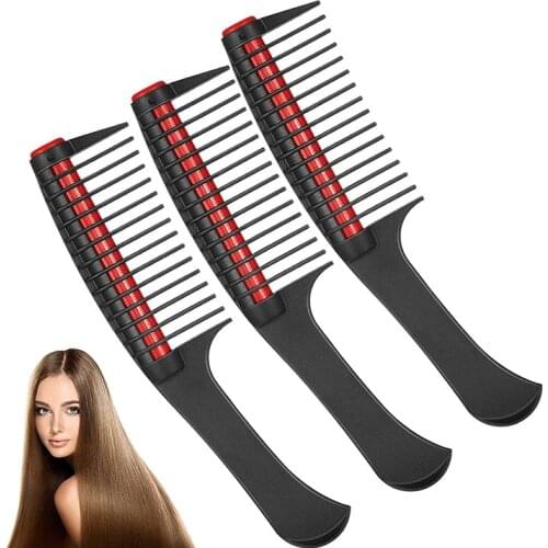 Professional Wide Tooth Hair Comb Anti Static Salon Coloring Tools Barber Styling Hair Brush Anti-hair Loss Roller Comb