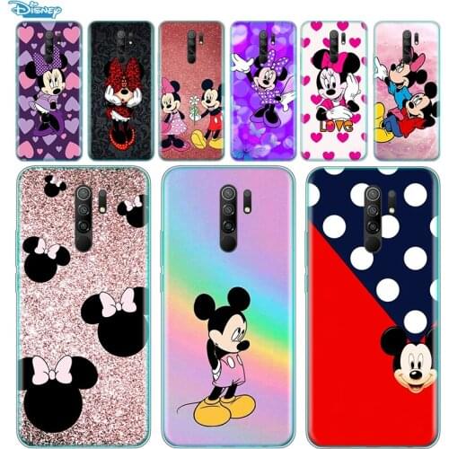 Transparent Cover Cute Mickey Mouse For Xiaomi Redmi K40 K30i K30T K30S K30 K20 10X GO S2 Y2 Pro Ultra Phone Case