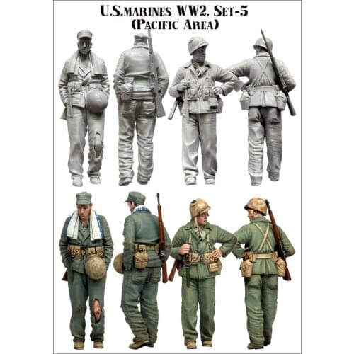 [tuskmodel] 1 35 scale resin model figures kit The US army E065