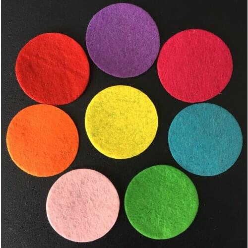 200pcs 40mm mix color Padded Felt round shape craft/ DIY Appliques Clothing decoration Scrapbook A15D*2
