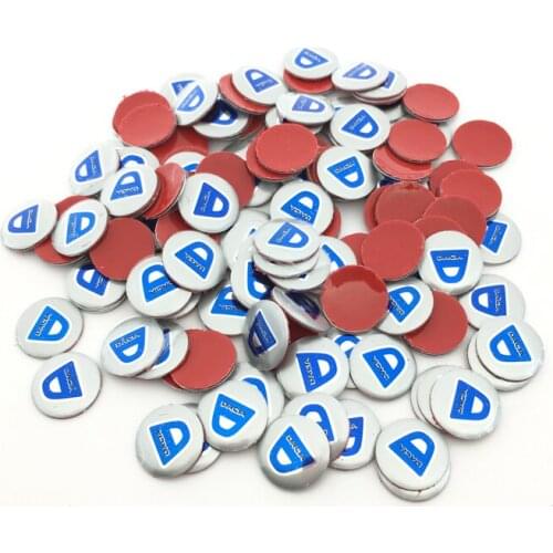 ANTINIYA 5PCS 14mm Remote Key Emblem Logo Stickers for Dacia Lodgy 2 Mcv Sandero Duster Logan Sandero Accessories