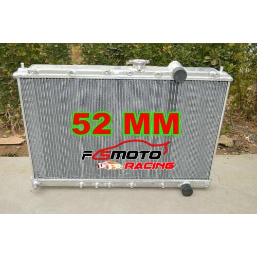 52MM Aluminum Radiator For Mitsubishi Lancer/Evolution EVO 1 2 3 MT 1992-1996 CD9A/CE9A 4G63T Coupe 92 93 94 95 brand new