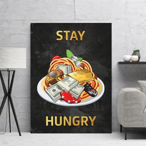 5d Diamond Painting Stay Hungry Picture Of Rhinestones Diamond Embroidery Scenery Diamond Mosaic Cross Stitch Home Decor