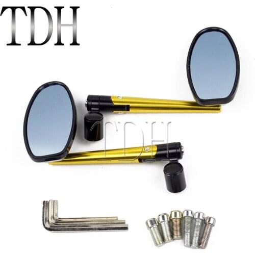 Sport Bike Motorcycle Aluminium Mirror Moto Rearview Side Mirror Universal For Ducati Suzuki Honda Yamaha Kawasaki Triumph