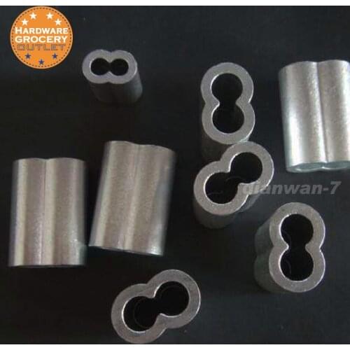 M1.2 Aluminum Crimping Loop Sleeves Cable Crimp 1000pcs