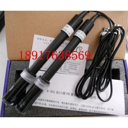 The E-331D PH composite electrode can be used on-line for a long time, which is an antifouling PH probe and PH composite electro