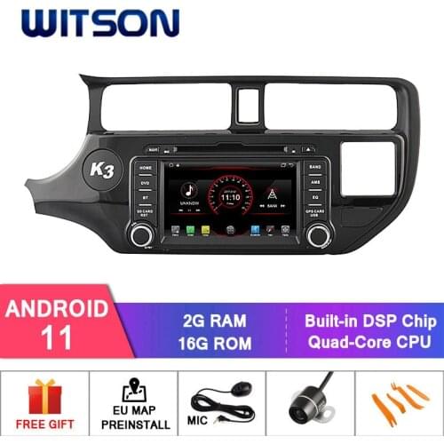 WITSON Android 10.0 2GB RAM 16GB FLASH Car Radio Multimedia Player For KIA K3/RIO Touch Screen Car Radio GPS