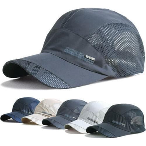 Casual Baseball Cap Outdoor Sport Running Baseball Mesh Hat Men Quick-drying Breathe Freely Summer Visor Cap Gift Dropshipping