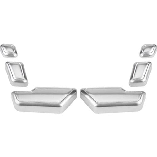 For Mercedes Benz C E GLK GL ML Car Seat Adjust Button Switch Cover Decorative Sticker Trim Accessories