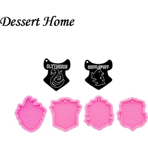 DY0085 DIY Cartoon magic logo and boy epoxy resin molds silicone mold for keychains Jewelry Making Accessories Tools